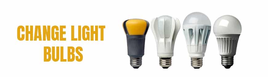 Green Bathroom Ideas - Change Light Bulbs