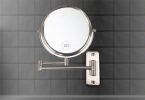 ALHAKIN Wall Mounted Makeup Mirror Review- 10x Magnification