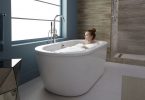installing freestanding tub
