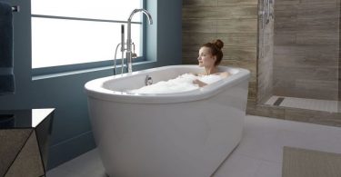 installing freestanding tub