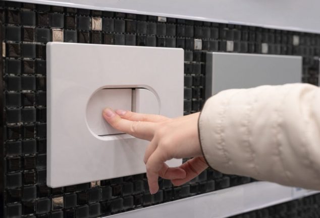 how does a dual flush toilet work