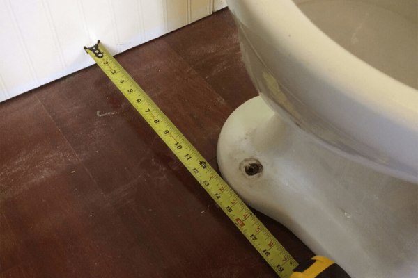 How to Measure a Toilet Rough