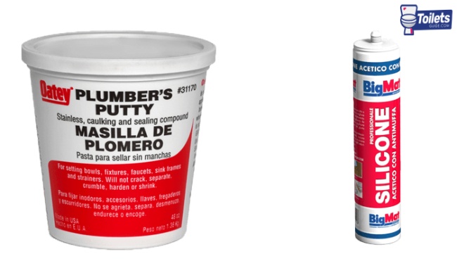 Plumbers putty vs silicone caulk How do they differ