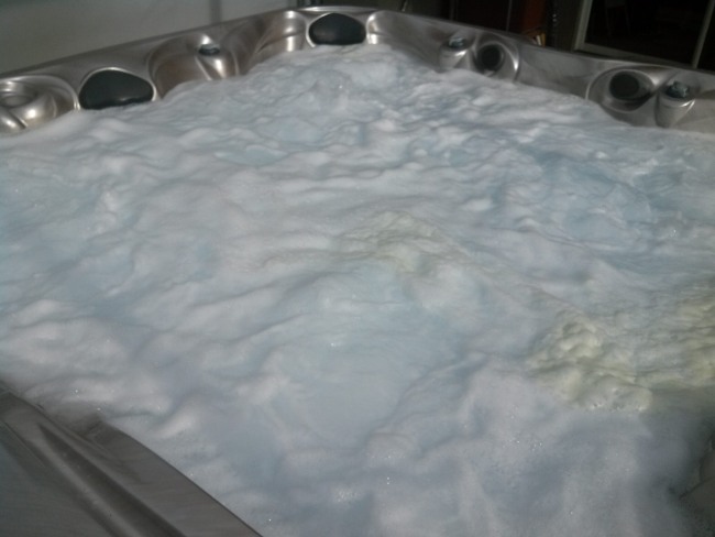 Foamy Hot Tub
