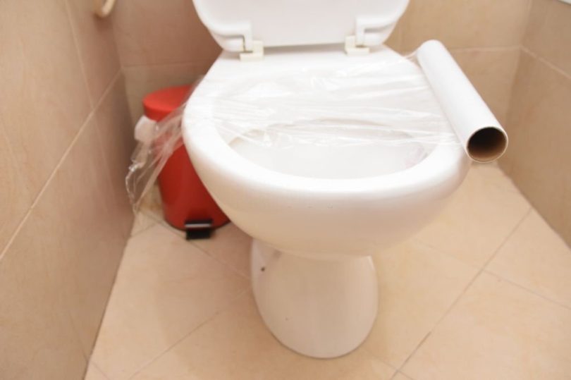 How to Unclog a Toilet with Saran Wrap