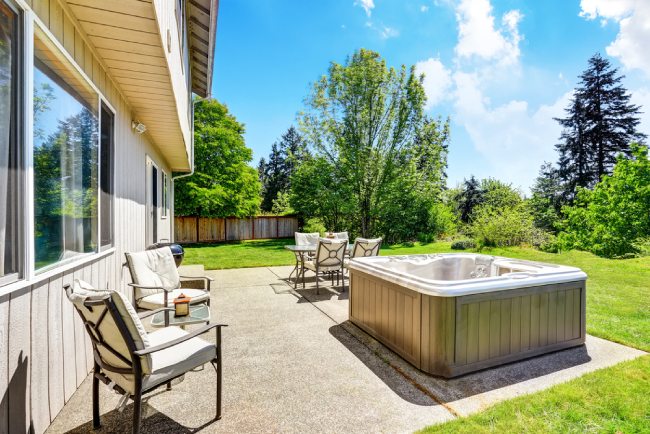 Outdoor Hot Tub Placement