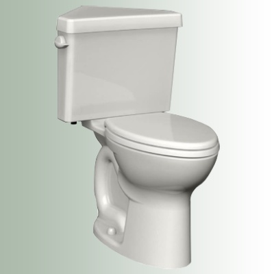 American Standard Cadet 3 Right Height Elongated Two-Piece Triangle Toilet