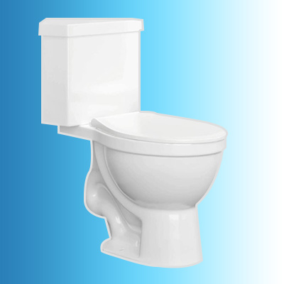 Magnus Home Products Lawen Single-Flush Two-Piece Corner Toilet